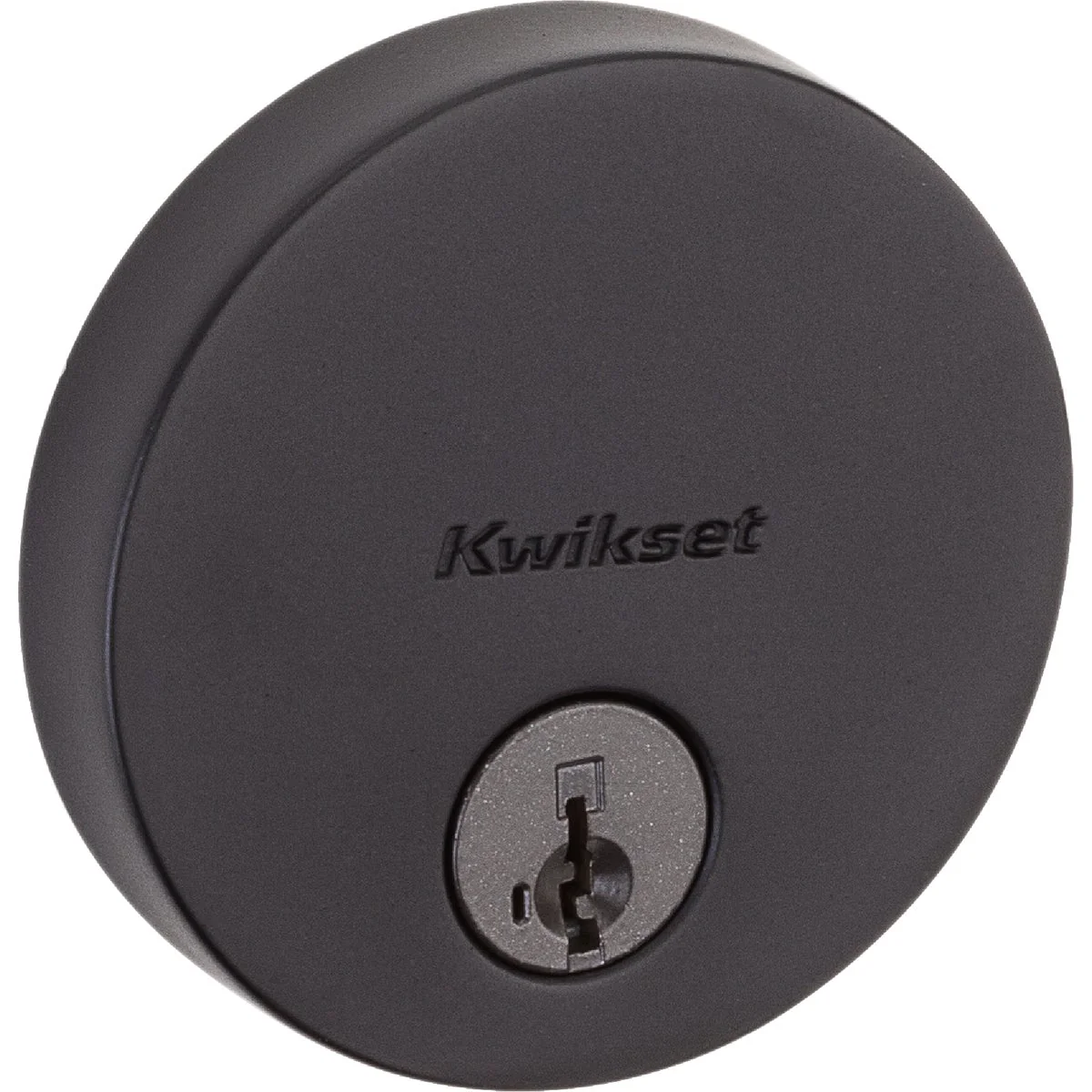 High-Quality Kwikset Signature Uptown Single Cylinder Deadbolt SmartKey Matte Black Premium Material