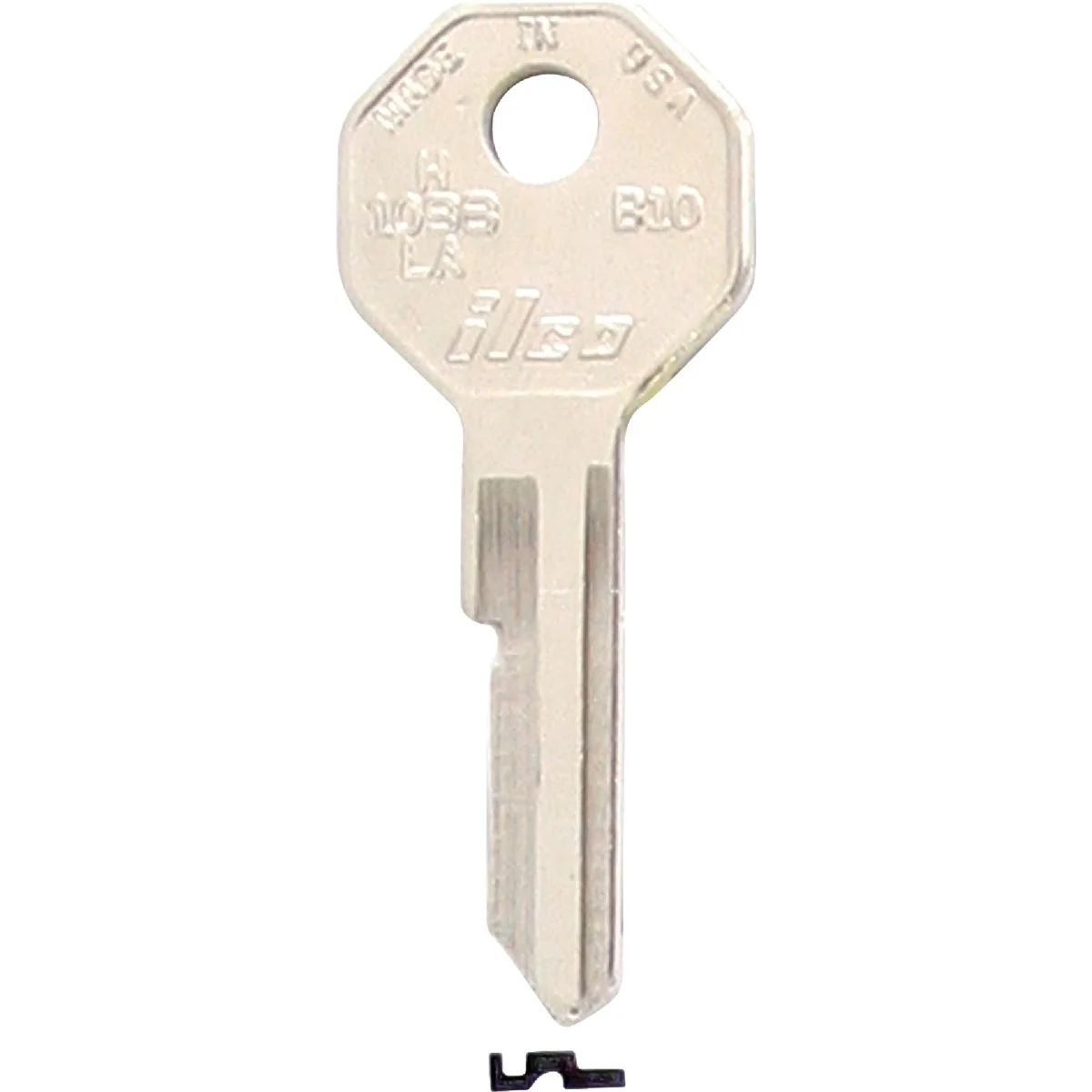 Easy-to-Use ILCO GM Nickel Plated Automotive Key B10 10-Pack Efficient