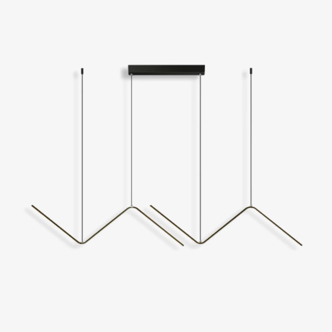 Efficient Zigzag Linear Pendant Light User-Friendly