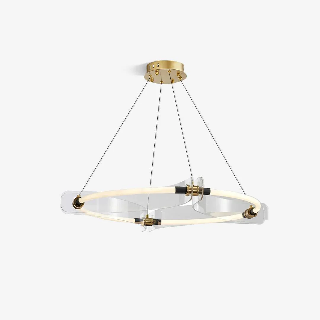 Premium Material Acrylic Round Chandelier Classic