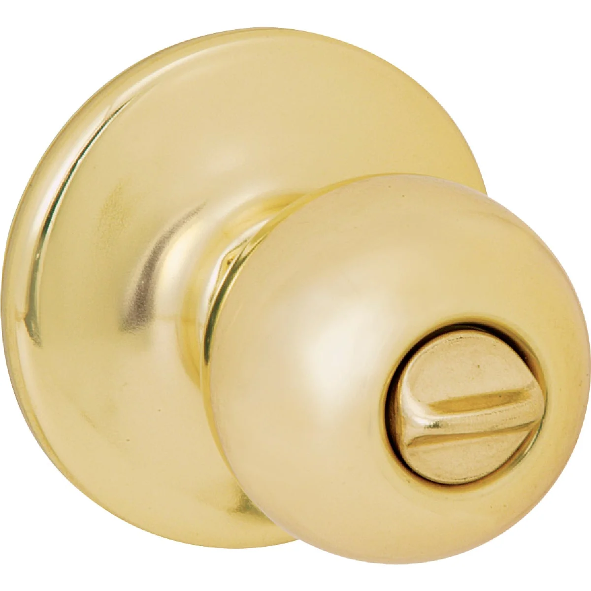 Exclusive Kwikset Polo Polished Brass Bed Bath Door Knob Dependable