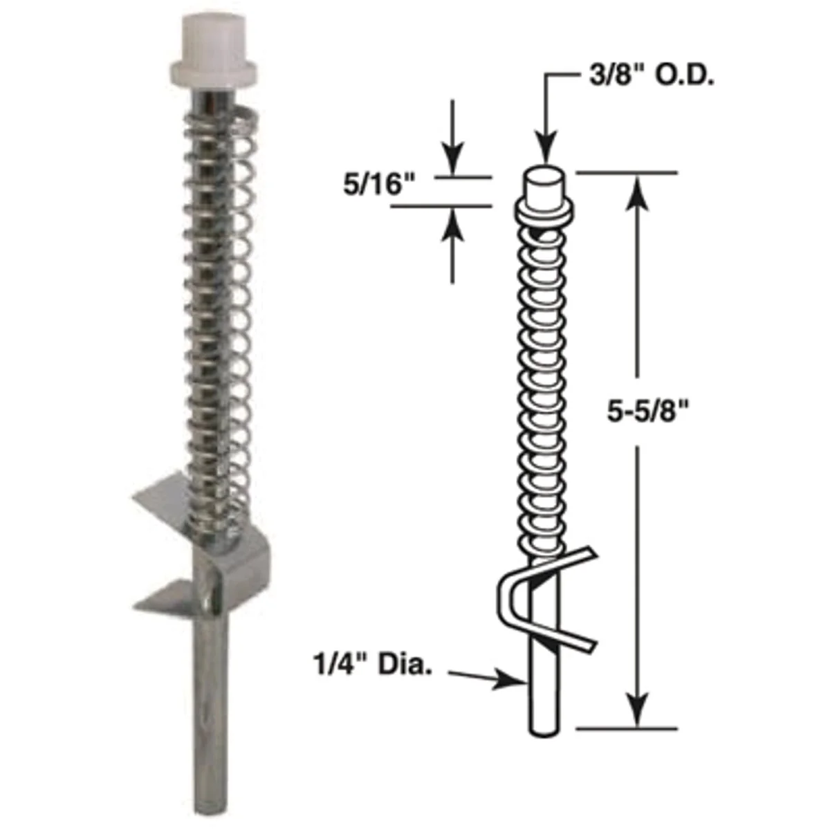 Practical Prime-Line Bifold Door Top Guide Rod Comfortable