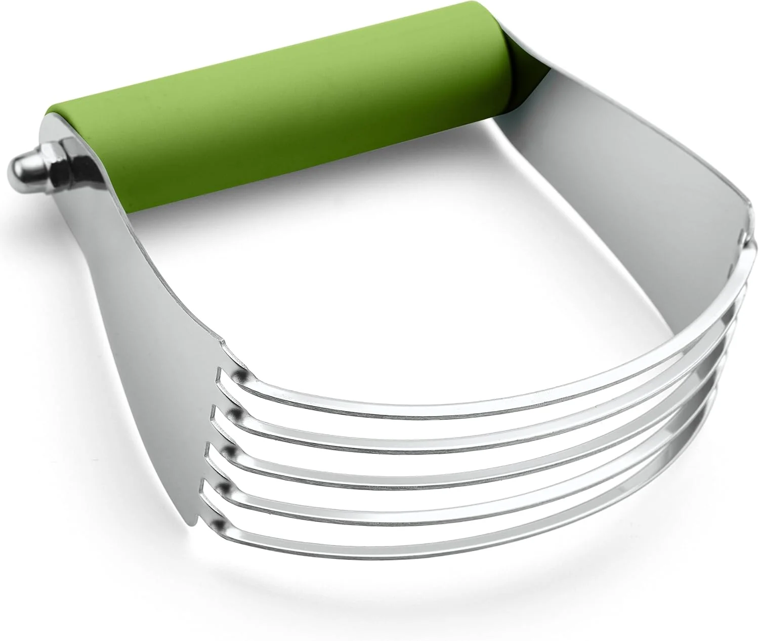 Functional Spring Chef Large Green Dough Blender For Baking Professional Dough Cutter Tool Stainless Steel Puff Pastry Cutter Tool with Sharp Blades Responsible