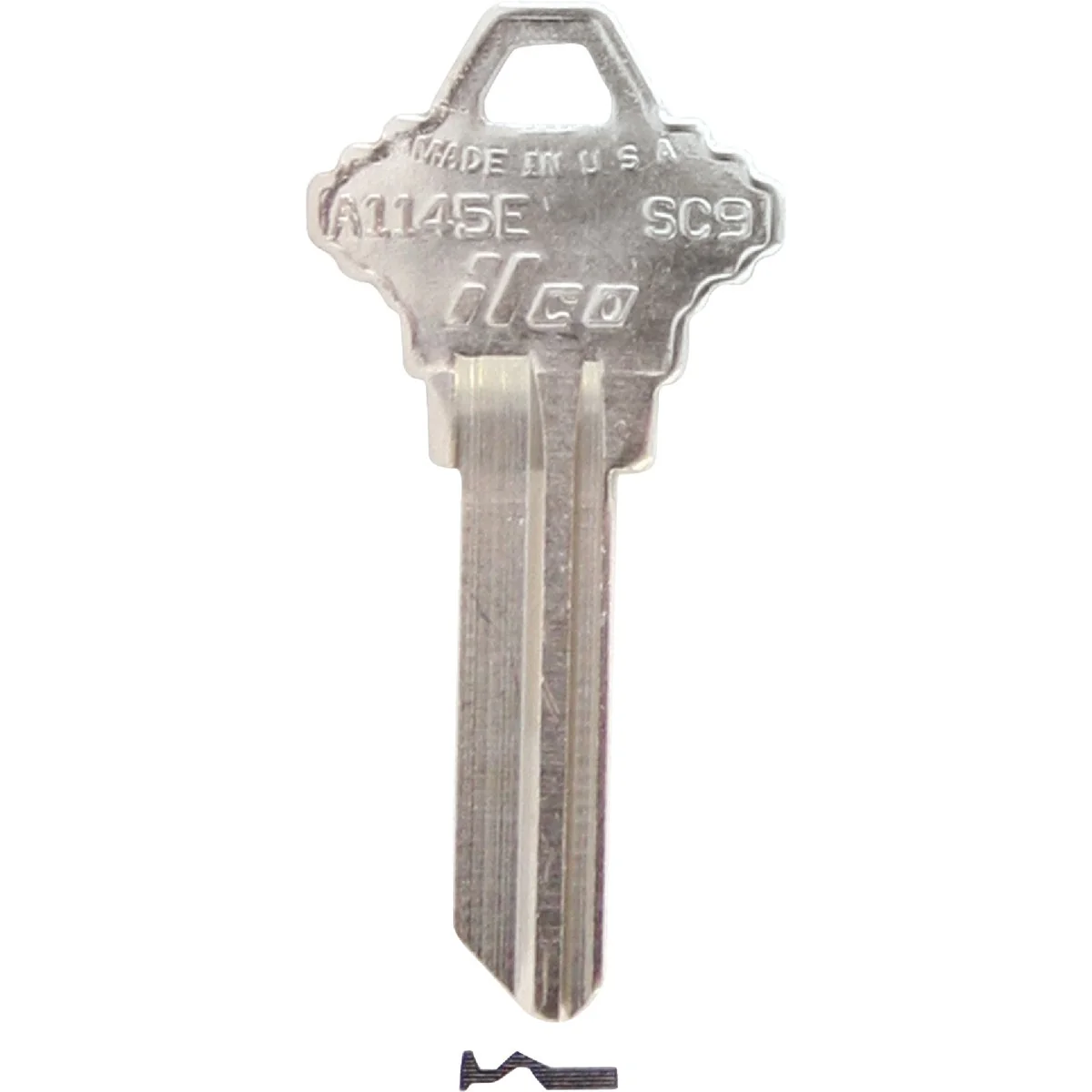 Trendy ILCO Schlage Nickel Plated House Key SC9 10-Pack Recyclable