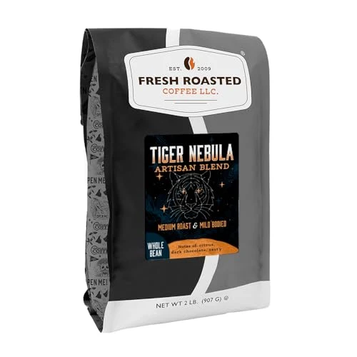 Eco-Friendly Tiger Nebula Whole Bean Coffee 32 Ounce Fashionable