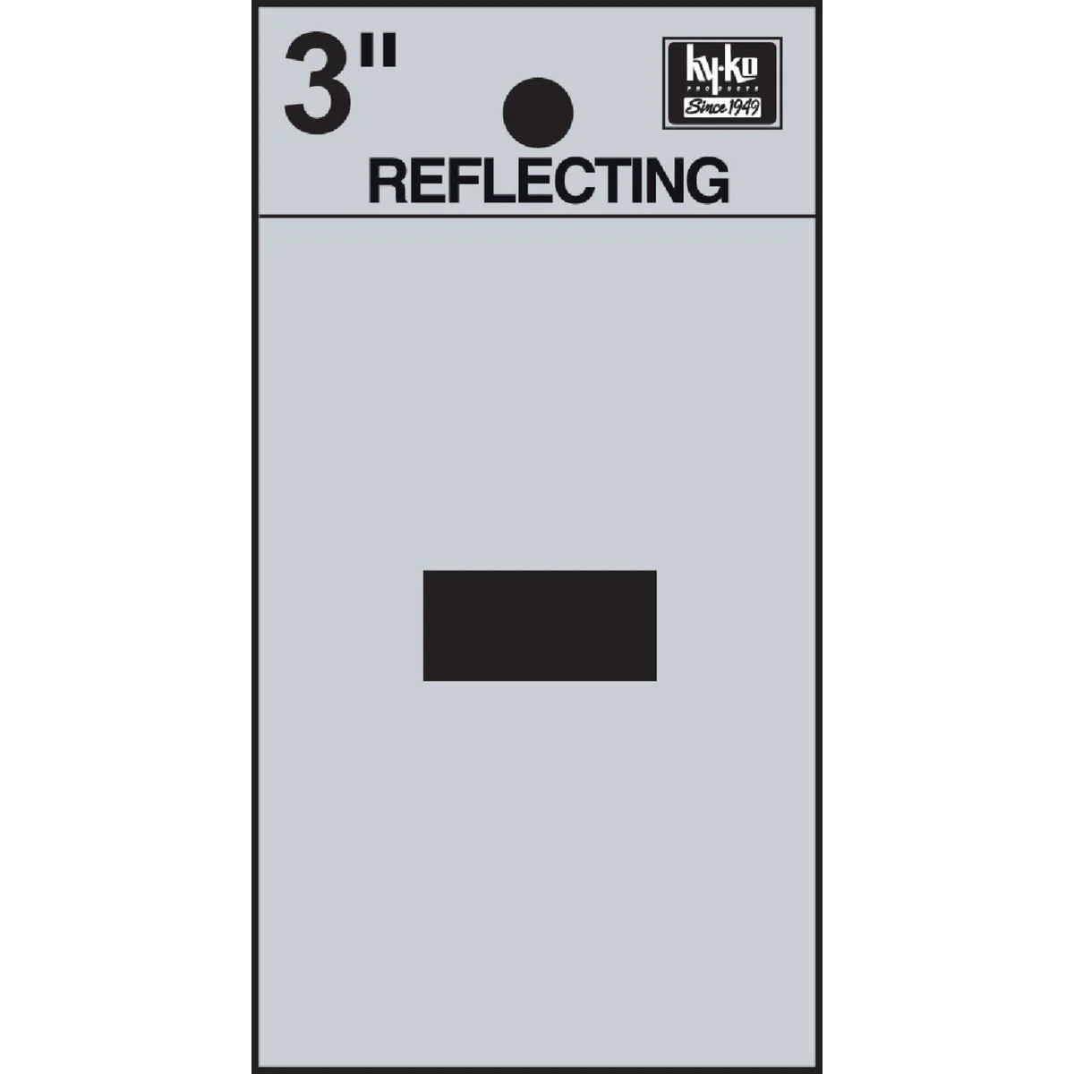 Selected Hy-Ko 3 In. Vinyl Adhesive Symbol Hyphen Fast