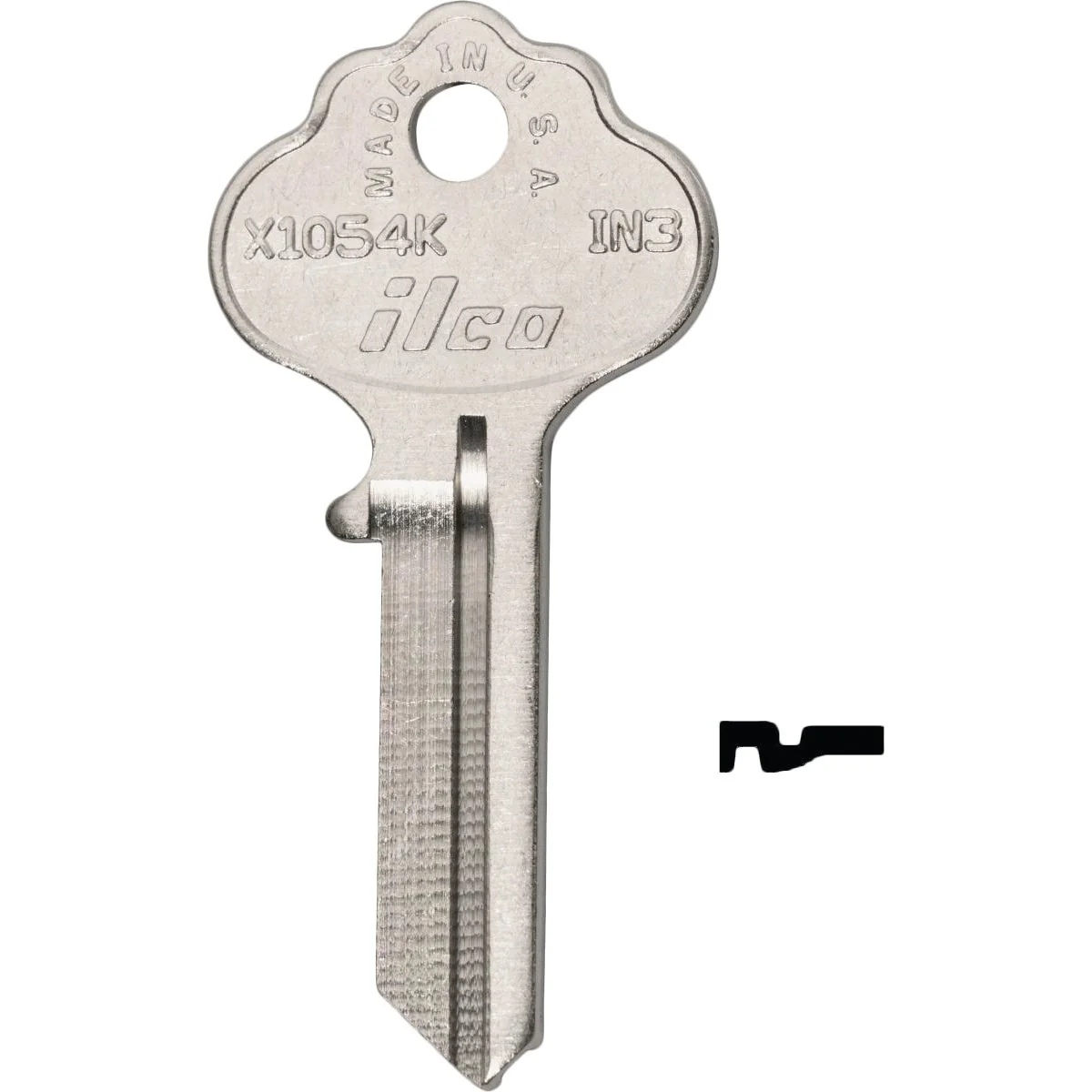 Proven ILCO Nickel Plated File Cabinet Key IN3 10-Pack High-Performance