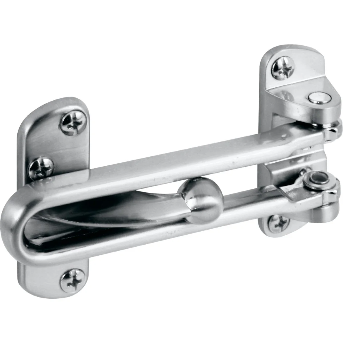Casual Defender Security Satin Nickel Swing Bar Door Guard First-Class
