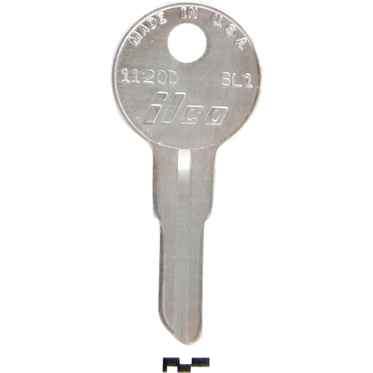 Verified ILCO Slaymaker Nickel Plated Padlock Key SL1 10-Pack High-Performance