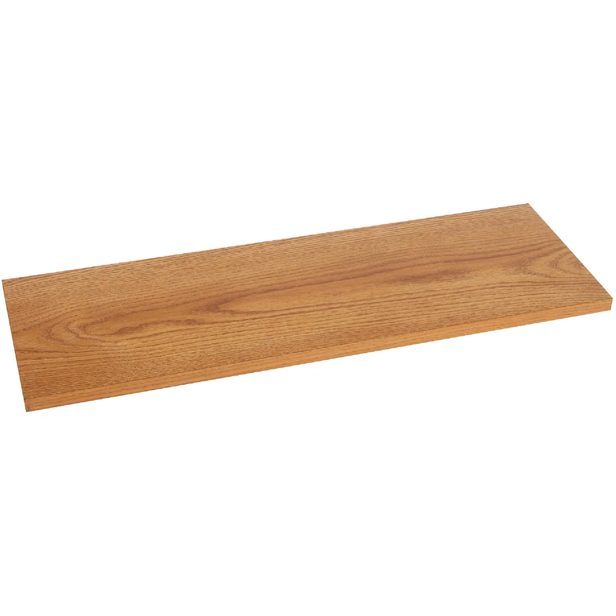 Modern Knape Vogt 12 In. x 24 In. Oak All-Purpose Shelf Minimalist