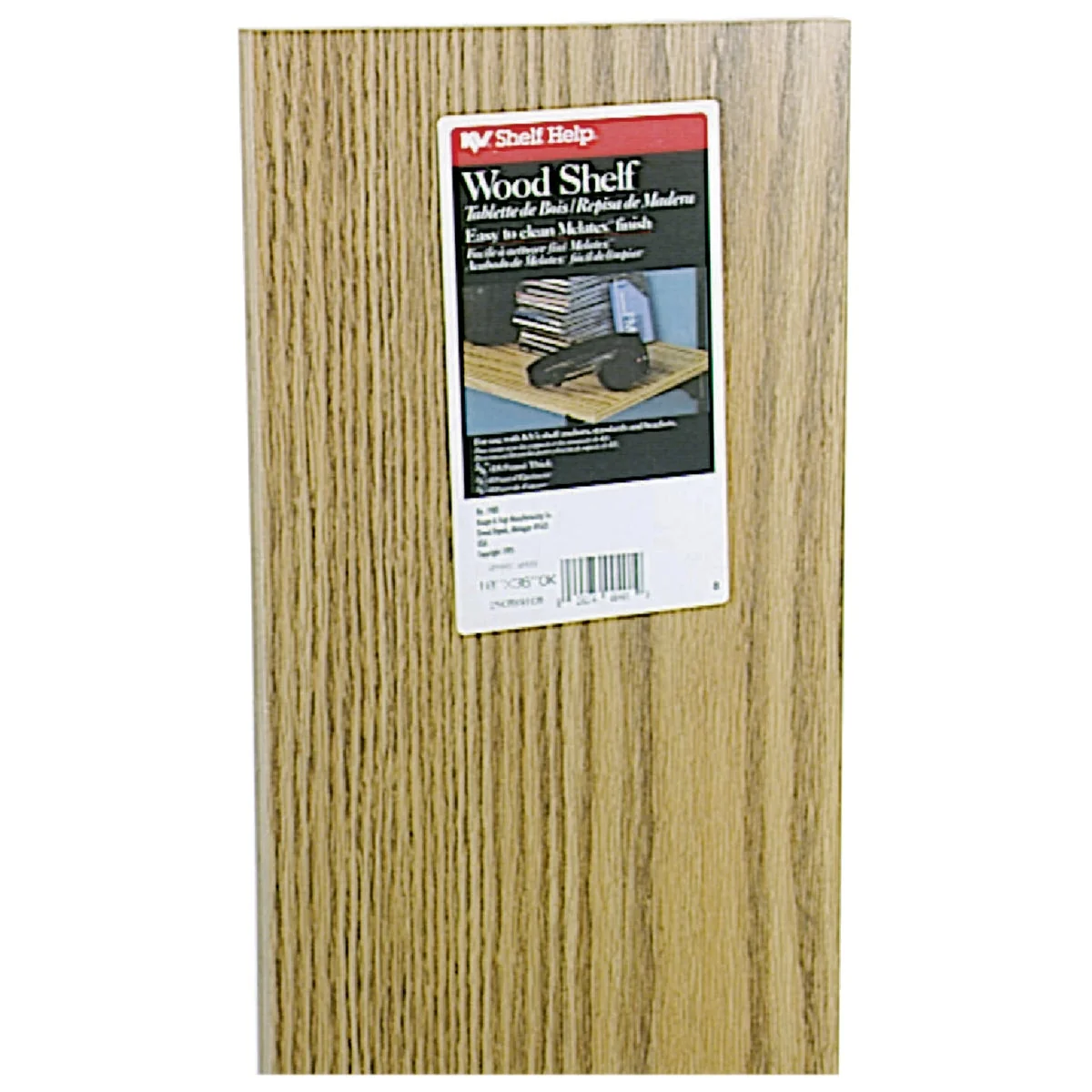 World-Class Knape Vogt 10 In. x 36 In. Oak All-Purpose Shelf Optimized