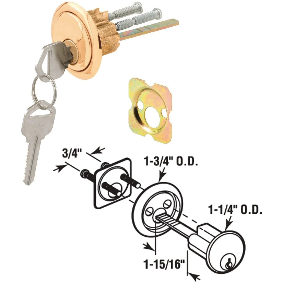 Natural Defender Security Rim Cylinder User-Friendly
