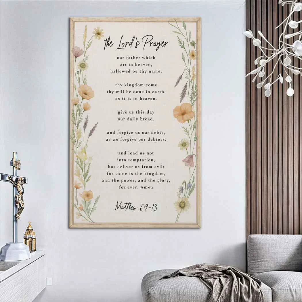 Quality The Lord’s Prayer Faith Sign III Recyclable