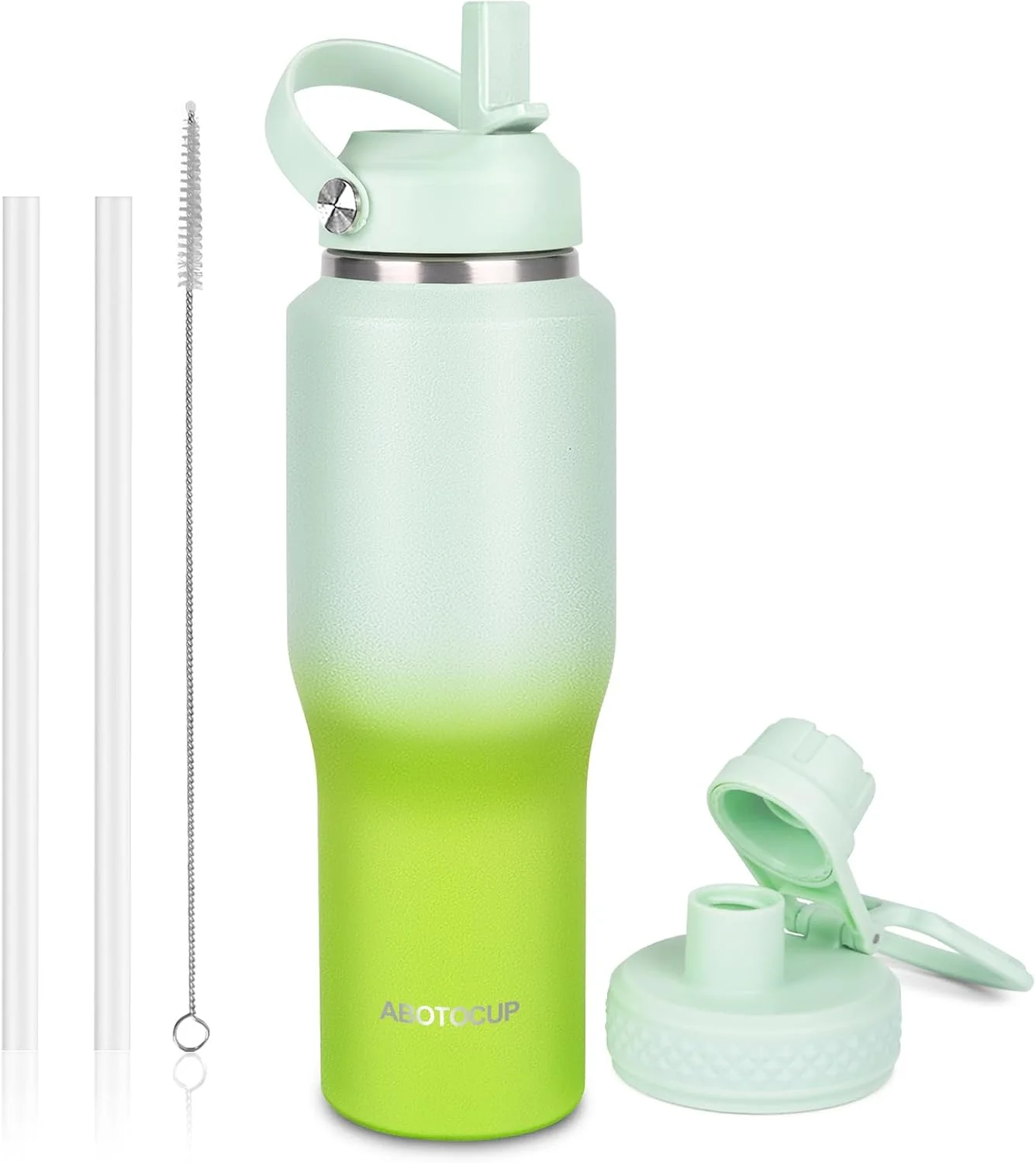 Proven 32oz Insulated Water Bottle Fit in Any Car Cup Holder Water Bottle with Straw Lids Outstanding