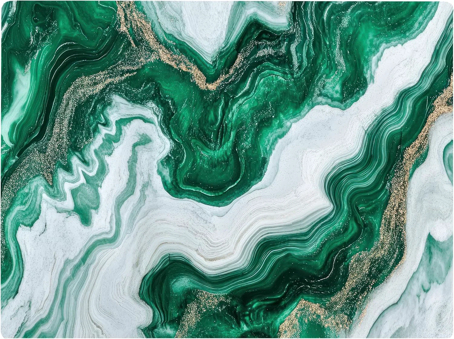 Responsible White Green Moss Agate Marble Kitchen Glass Cutting Board Ocean Decorative Gift Marbled Granite Stone Rock Gift For Her Mom Wife White Green Enhanced