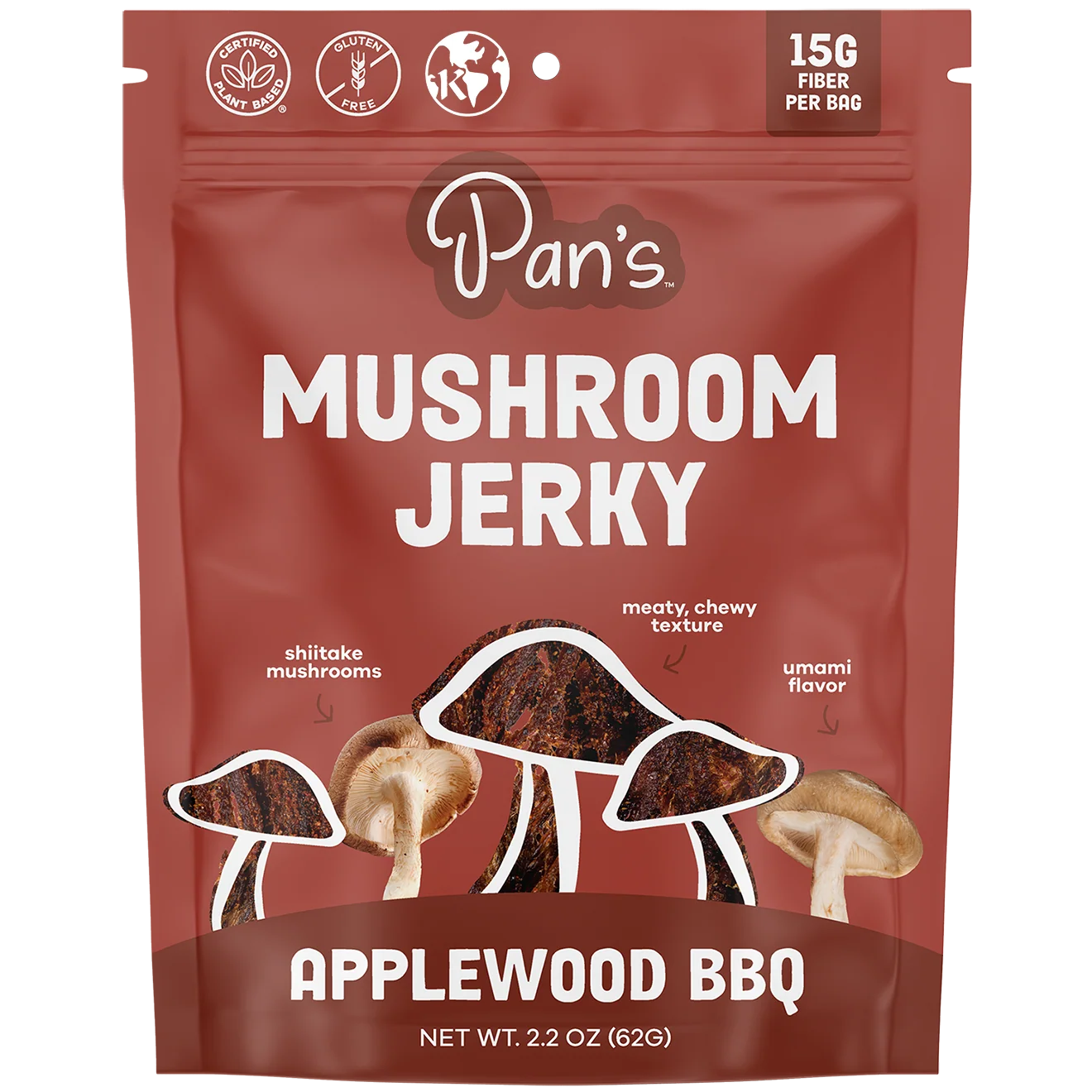 Trusted Pan’s Applewood BBQ Mushroom Jerky Trendy