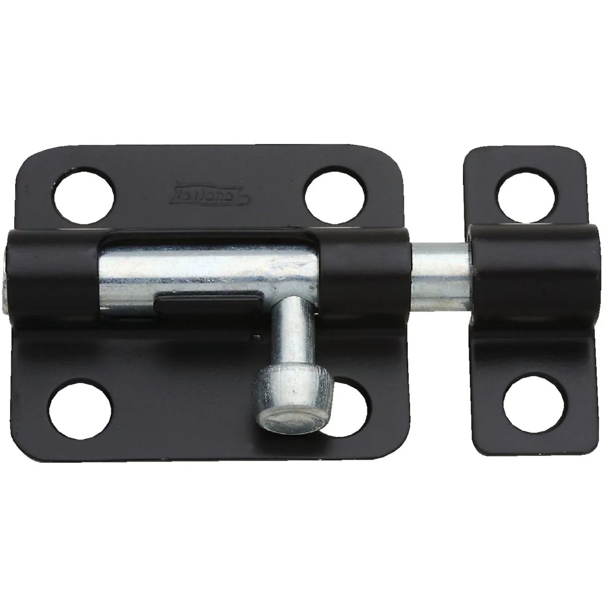 Environmentally Friendly National 2-1 2 In. Black Steel Door Barrel Bolt Powerful