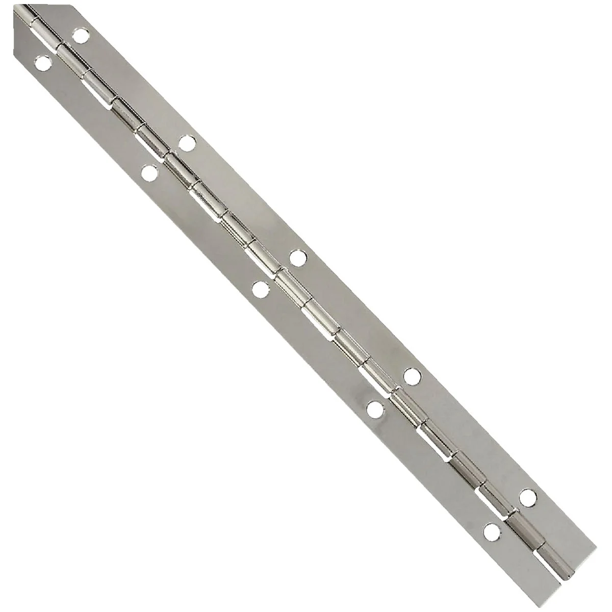 Clean National Steel 1-1 16 In. x 12 In. Nickel Continuous Hinge Original Design