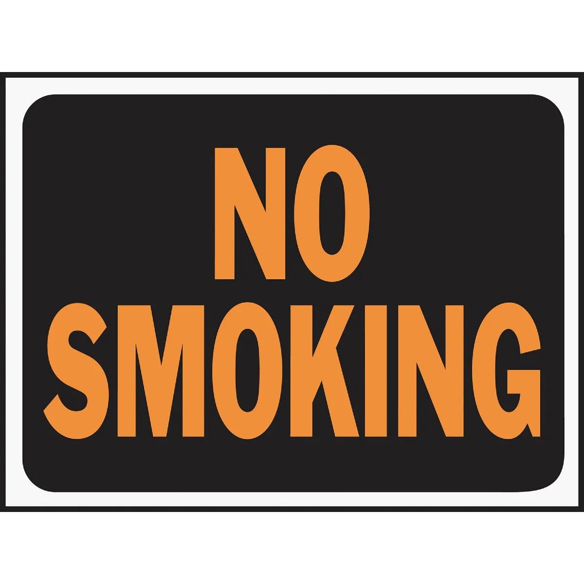 Safe Hy-Ko Plastic Sign No Smoking Artisan