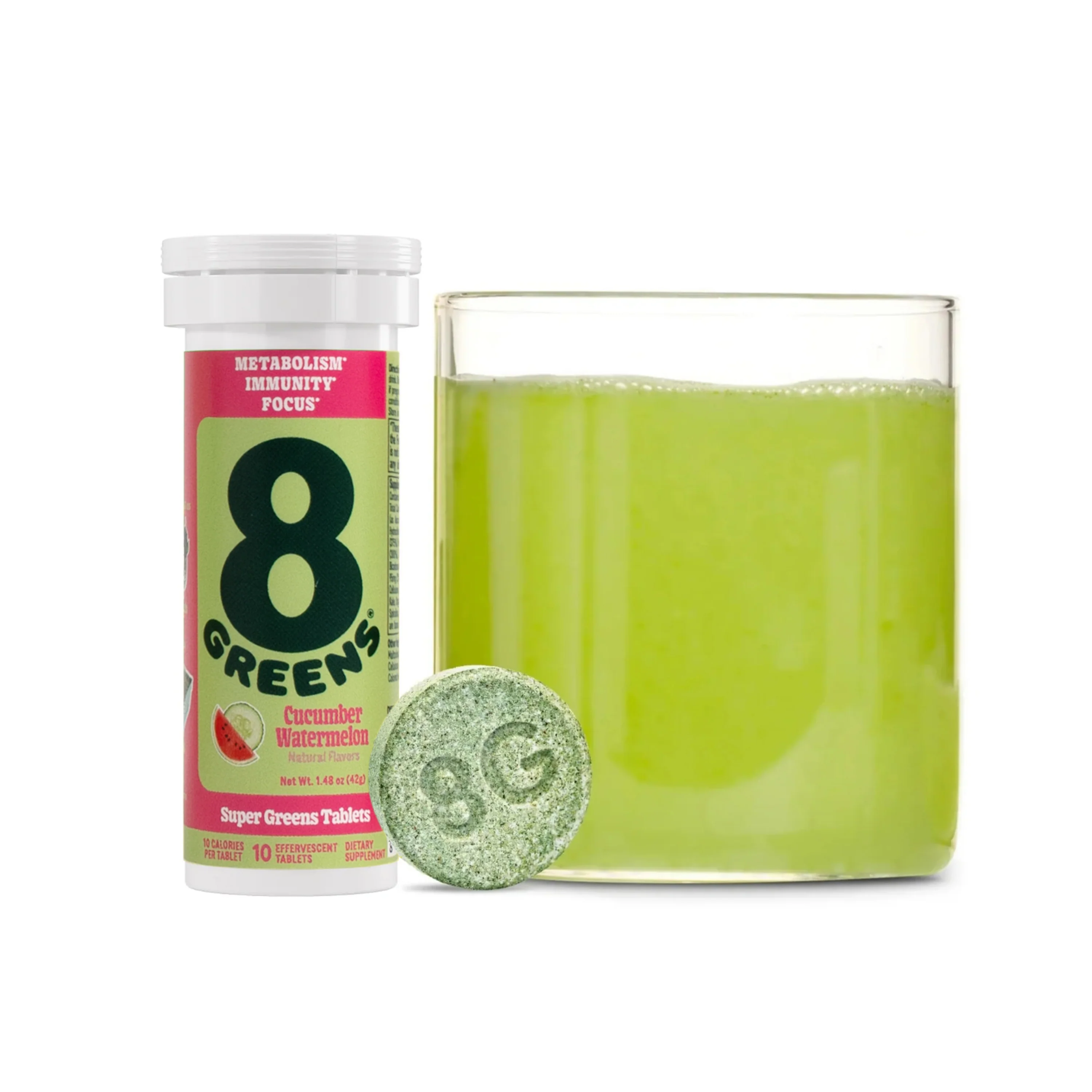 High-Quality 8Greens Super Greens Tablet – Cucumber Watermelon High-Grade