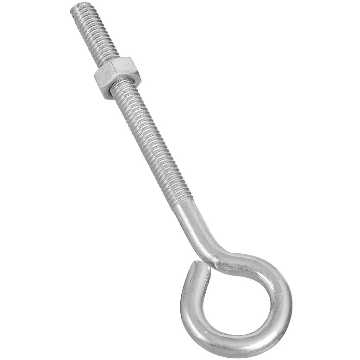 Crafted National 5 16 In. x 5 In. Zinc Eye Bolt with Hex Nut Premium Material