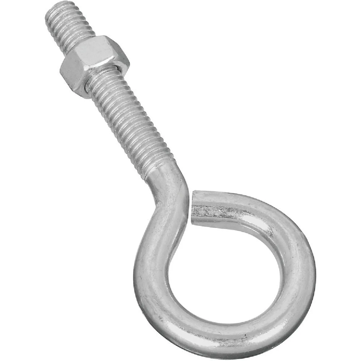 Next-Generation National 3 8 In. x 4 In. Zinc Eye Bolt with Hex Nut Pure