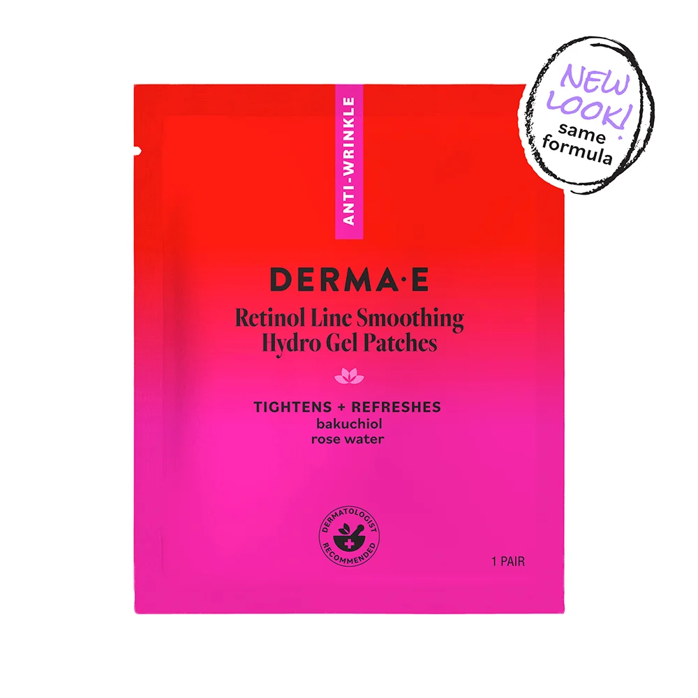 Reliable Derma E Retinol Line Smoothing Hydro Gel Patches Consistent