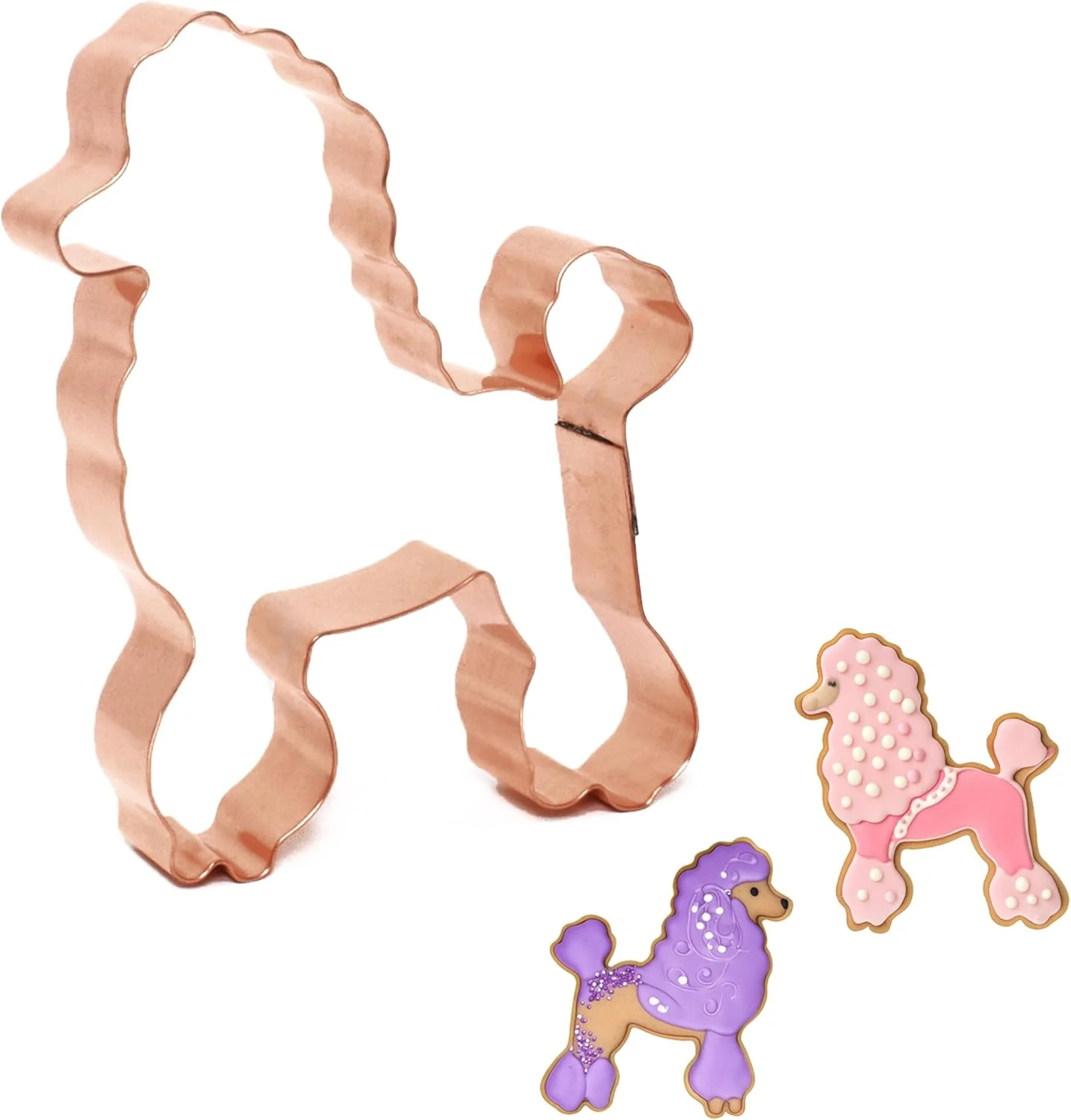 Fast Poodle Cookie Cutter 4.25 Inch Handcrafted in USA by The Fussy Pup Consistent