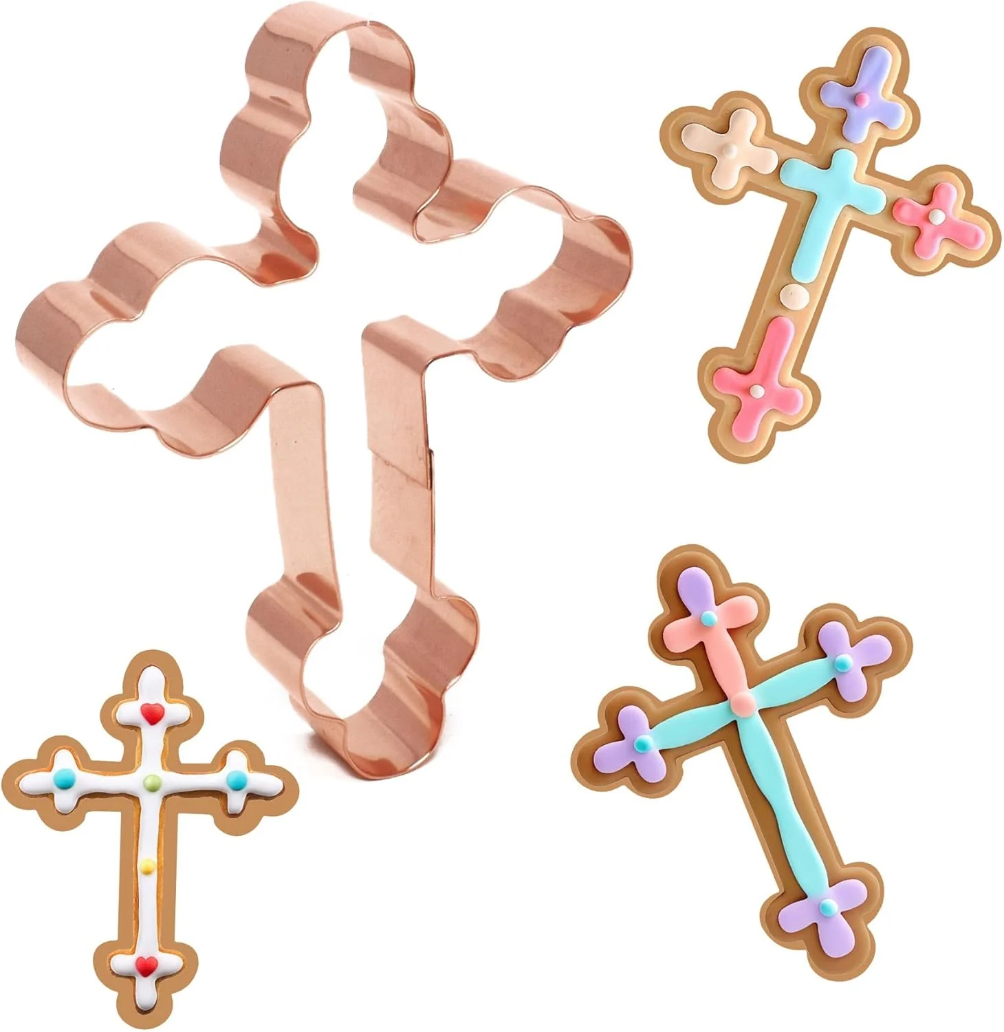 Fine St. Nicholas’s Cross Cookie Cutter 4.5 Inch Handcrafted in USA by The Fussy Pup Effective