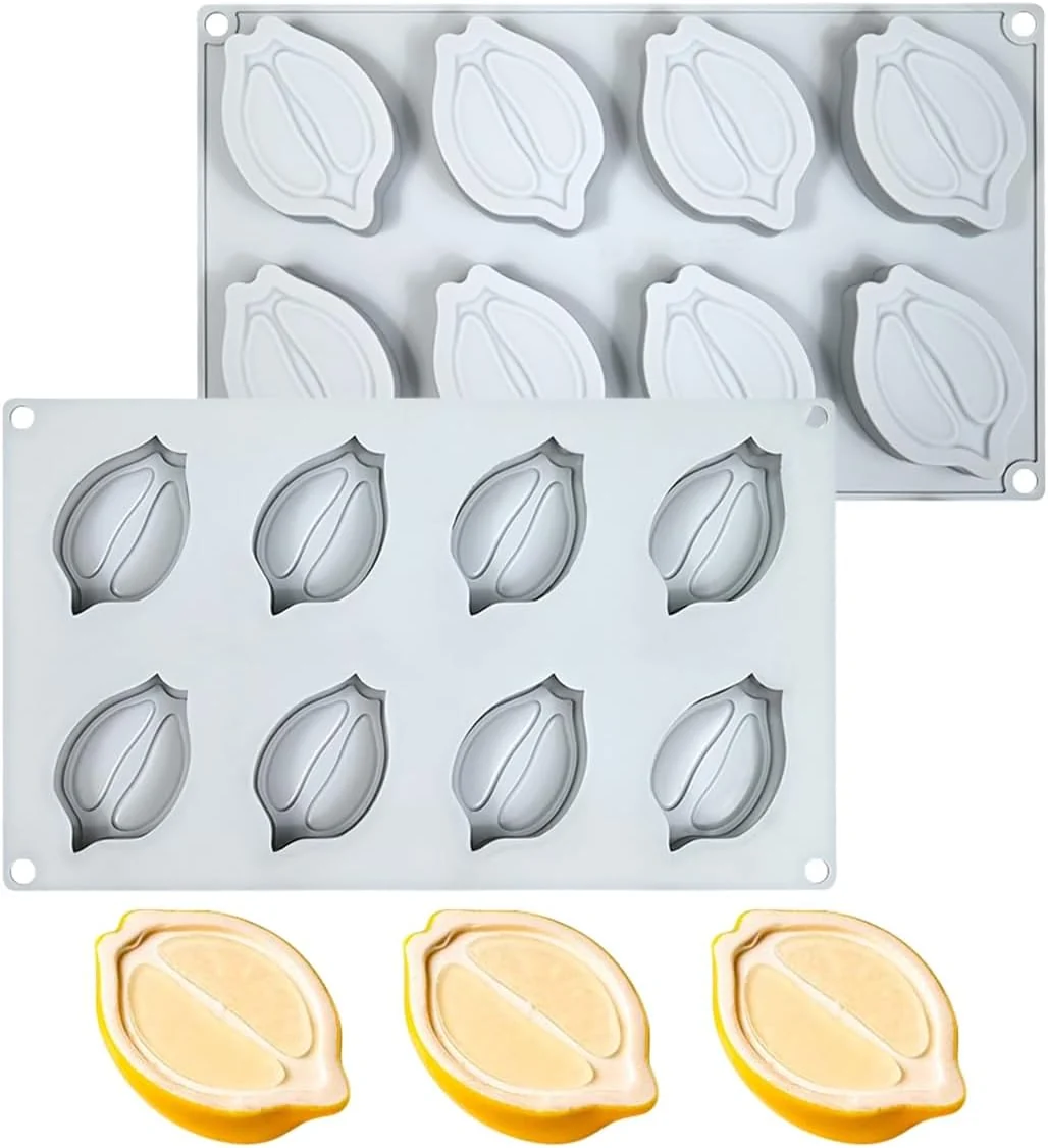 Smooth mostsom 3D Lemon Silikone Cake Mold For Baking Mousse Desserts Bakeware Cake Decorating Tools I_ Lemon Practical