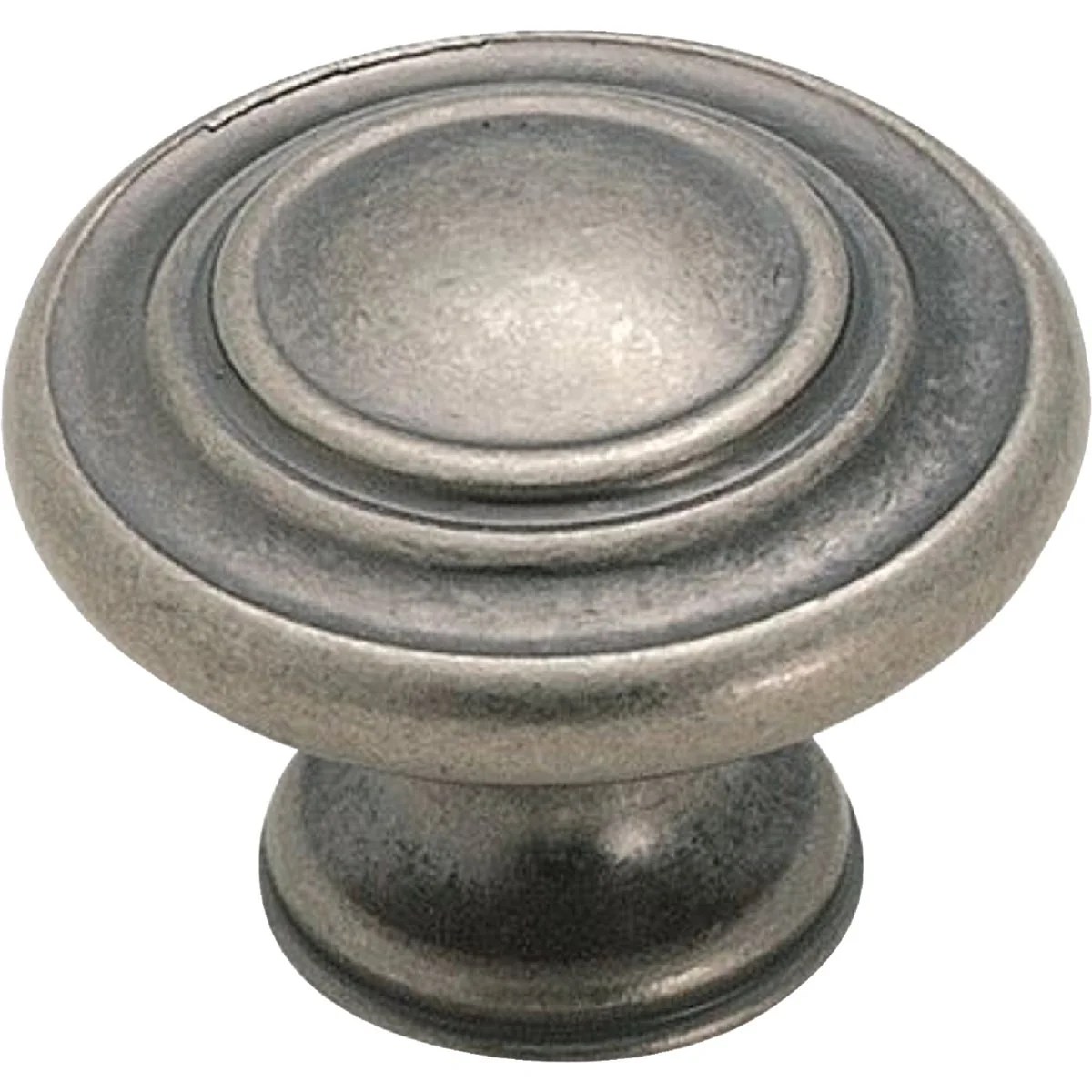 High-Performance Amerock Inspirations Weathered Nickel 1-3 8 In. Cabinet Knob Comfortable