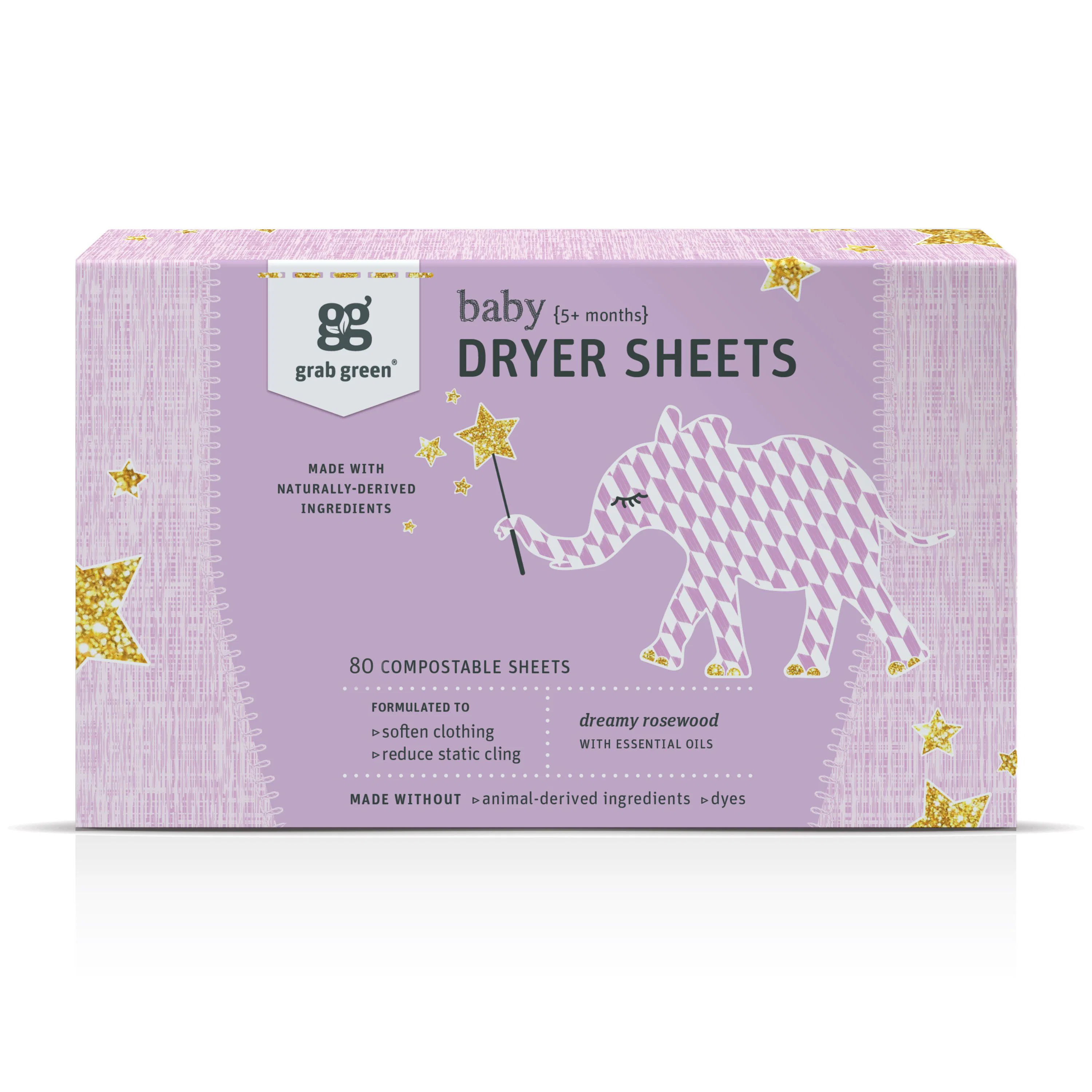 Lightweight grab green Baby Dryer Sheets 5 Months – Rosewood Dependable