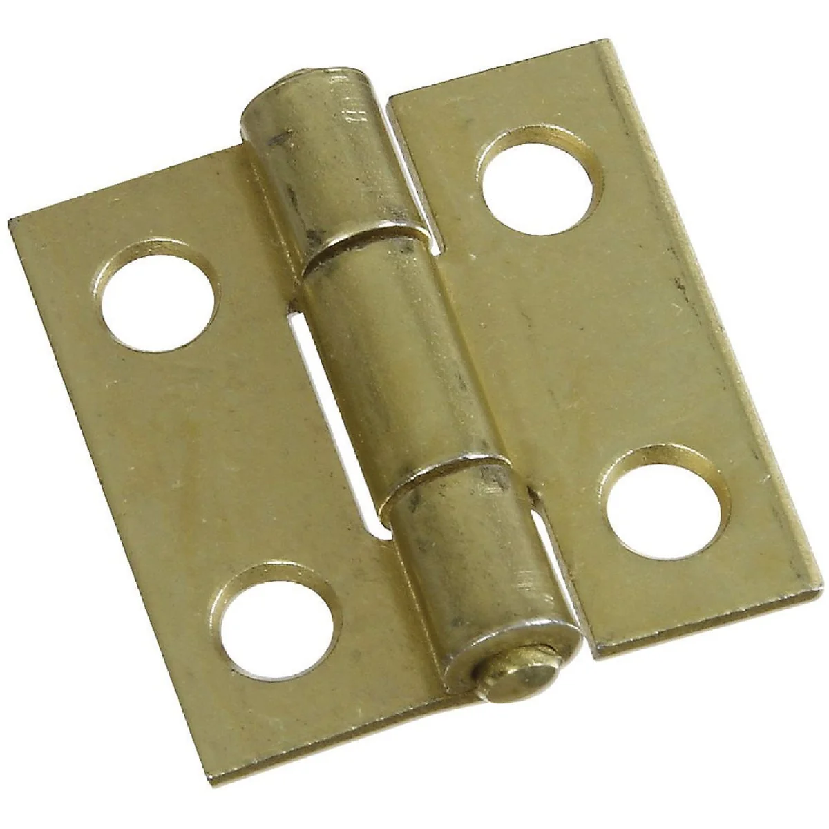 Reliable National 1 In. Brass Tight-Pin Narrow Hinge 2 Count Responsible