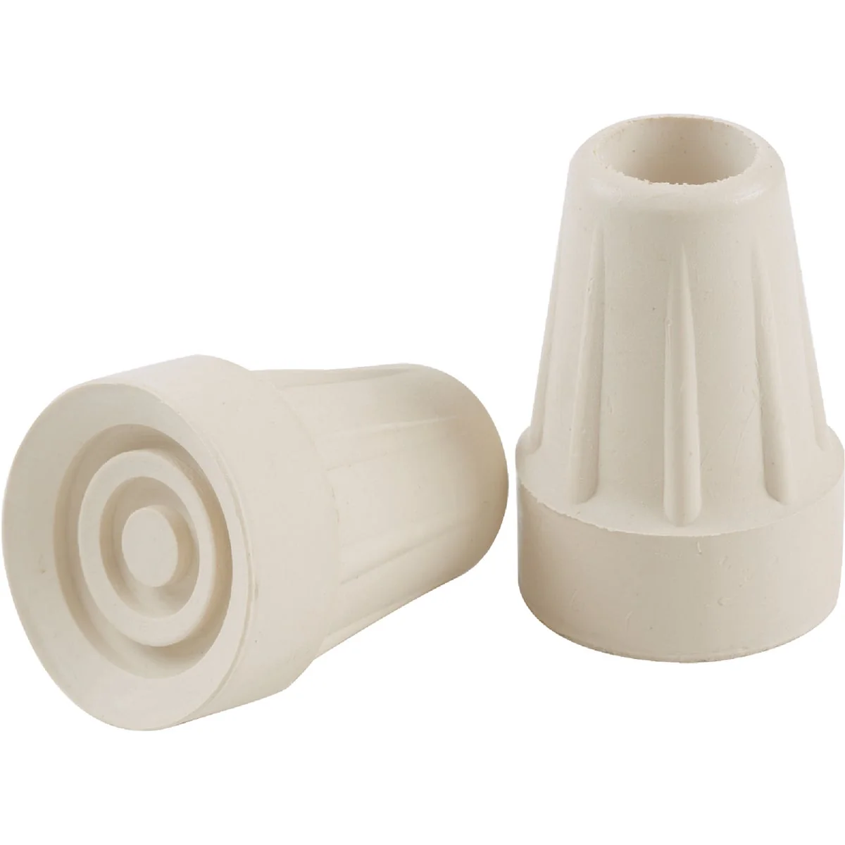 Practical Do it Rubber Off-White 3 4 In. Crutch Tip 2-Pack Reliable