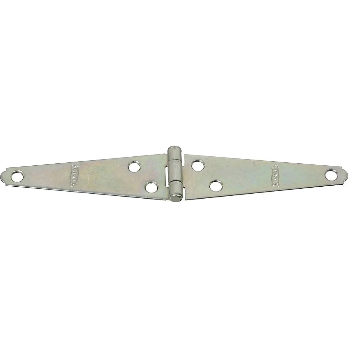 Soft National 4 In. Zinc Light Strap Hinge 2-Pack Contemporary
