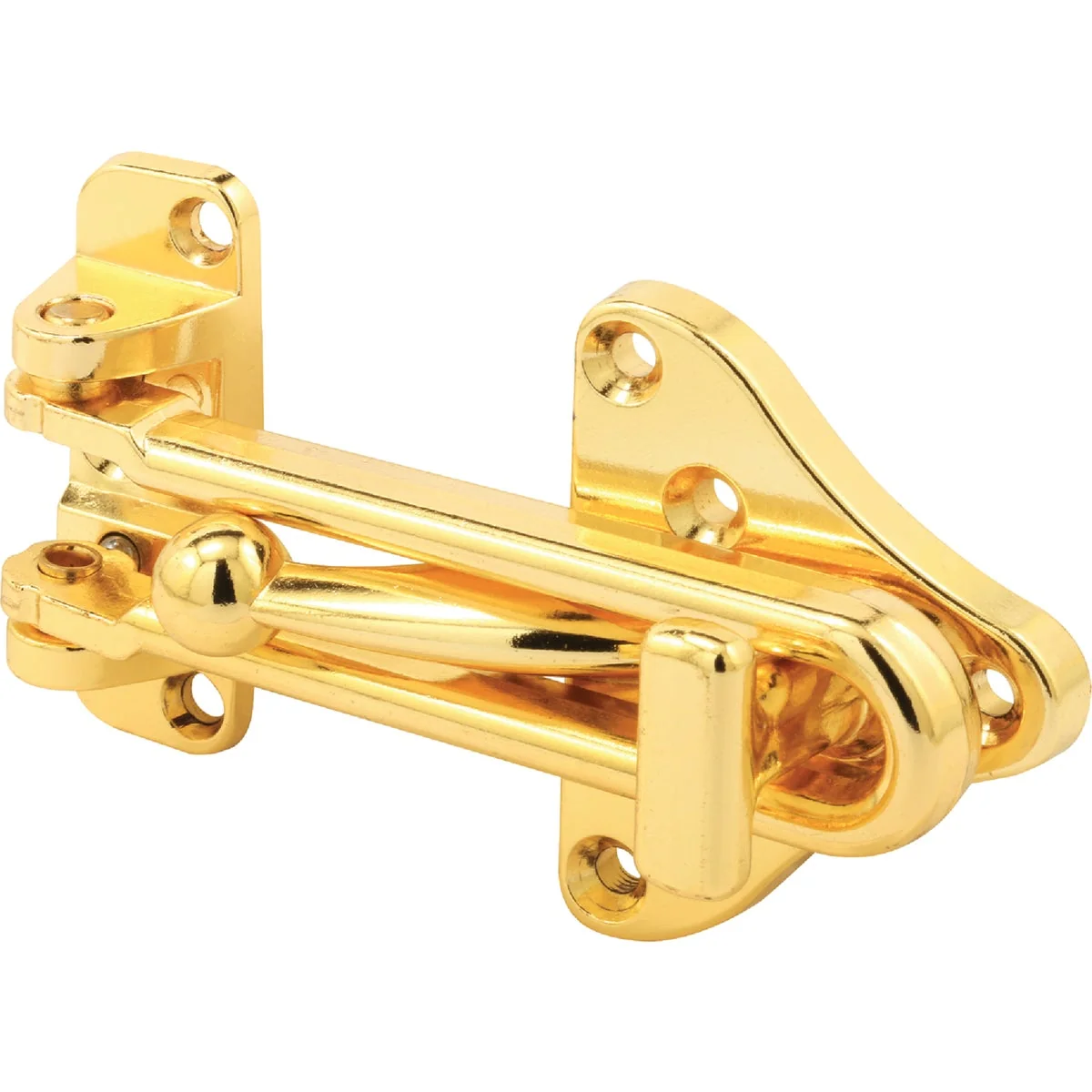 Expertly Made Defender Security Brass Swing Bar Door Guard Pure