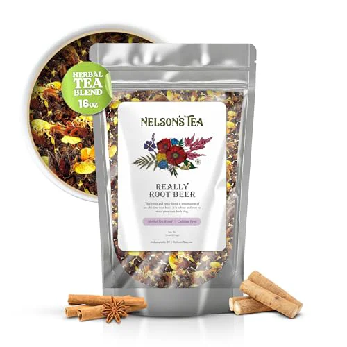 Secure ly Root Beer Sarsaparilla Loose Leaf Tea 16 Ounce Smooth