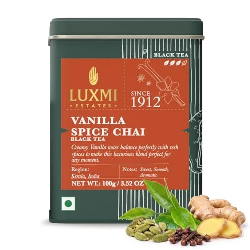 Solid Estates Vanilla Spice Chai Loose Leaf Black Tea 100g 3.5274 Ounce Trusted