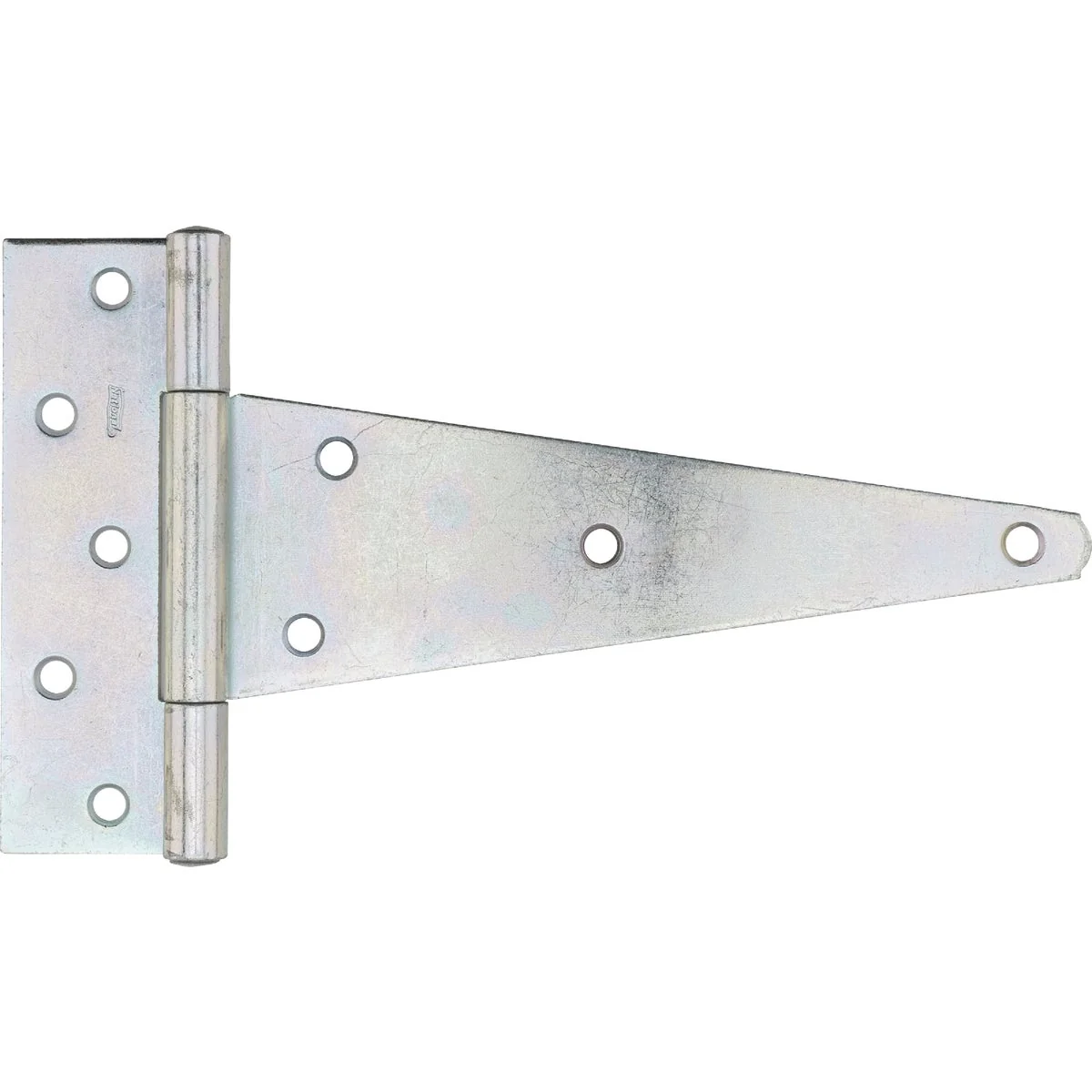 Authentic National 10 In. Zinc-Plated Steel Heavy-Duty Tee Hinge Clean