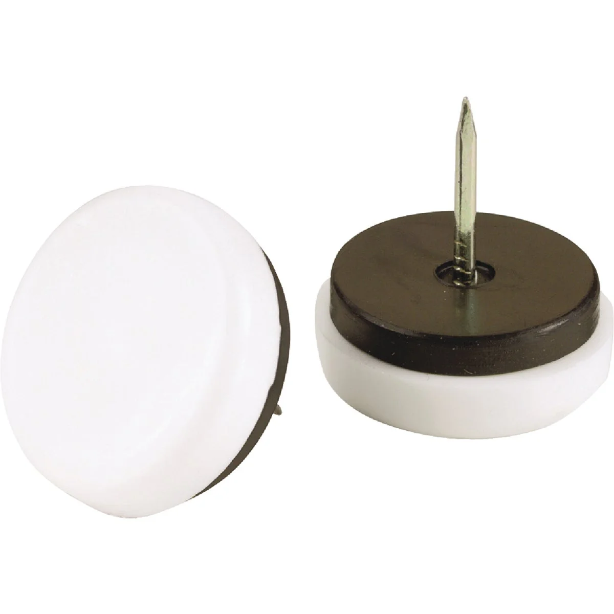 Unique Do it 3 4 In. Round Nail on Furniture Glide with Rubber Cushion 4-Pack Organic