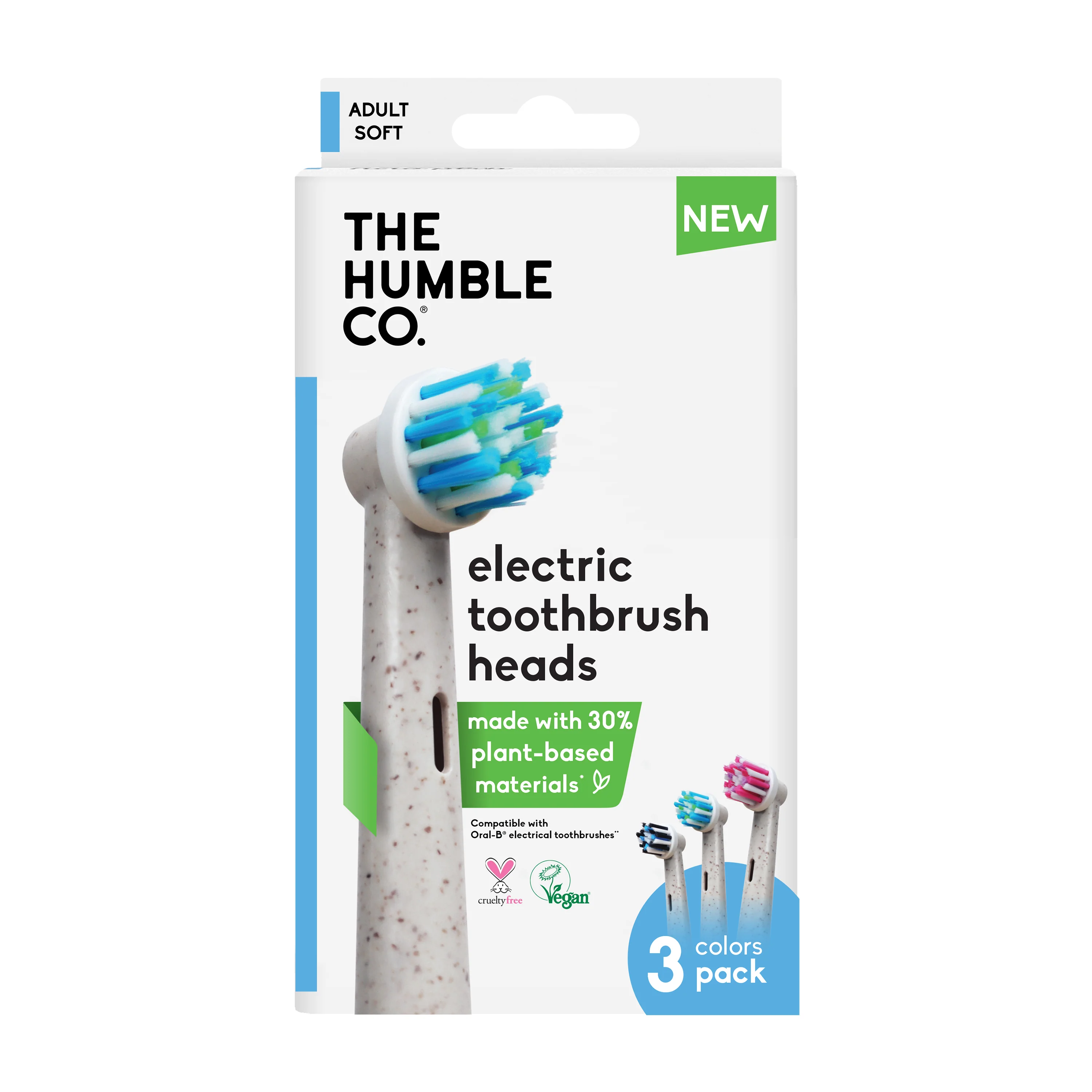 Lightweight The Humble Co. Electric Toothbrush Heads Classic