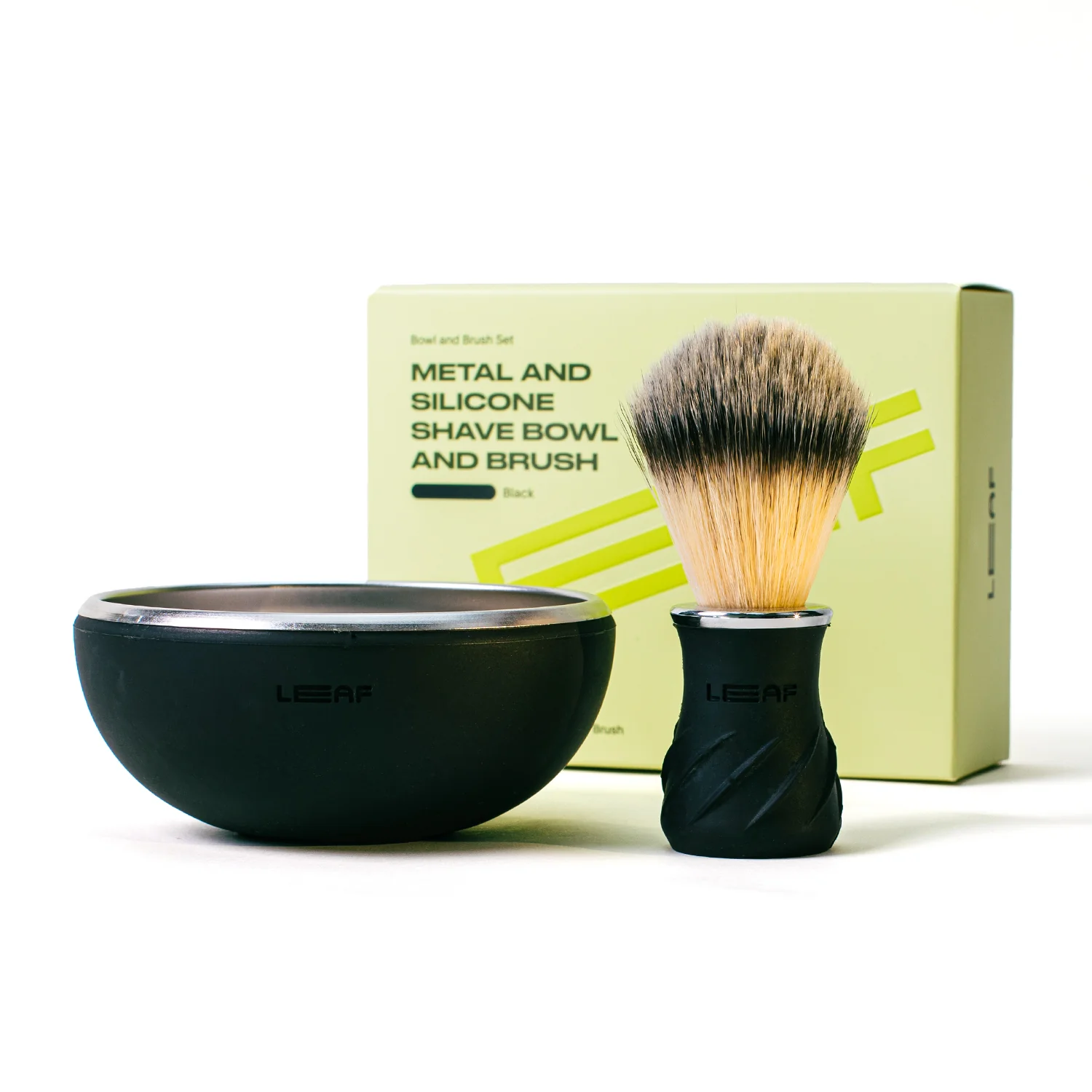 First-Class Leaf Shave Shave Bowl Brush Set Trendy