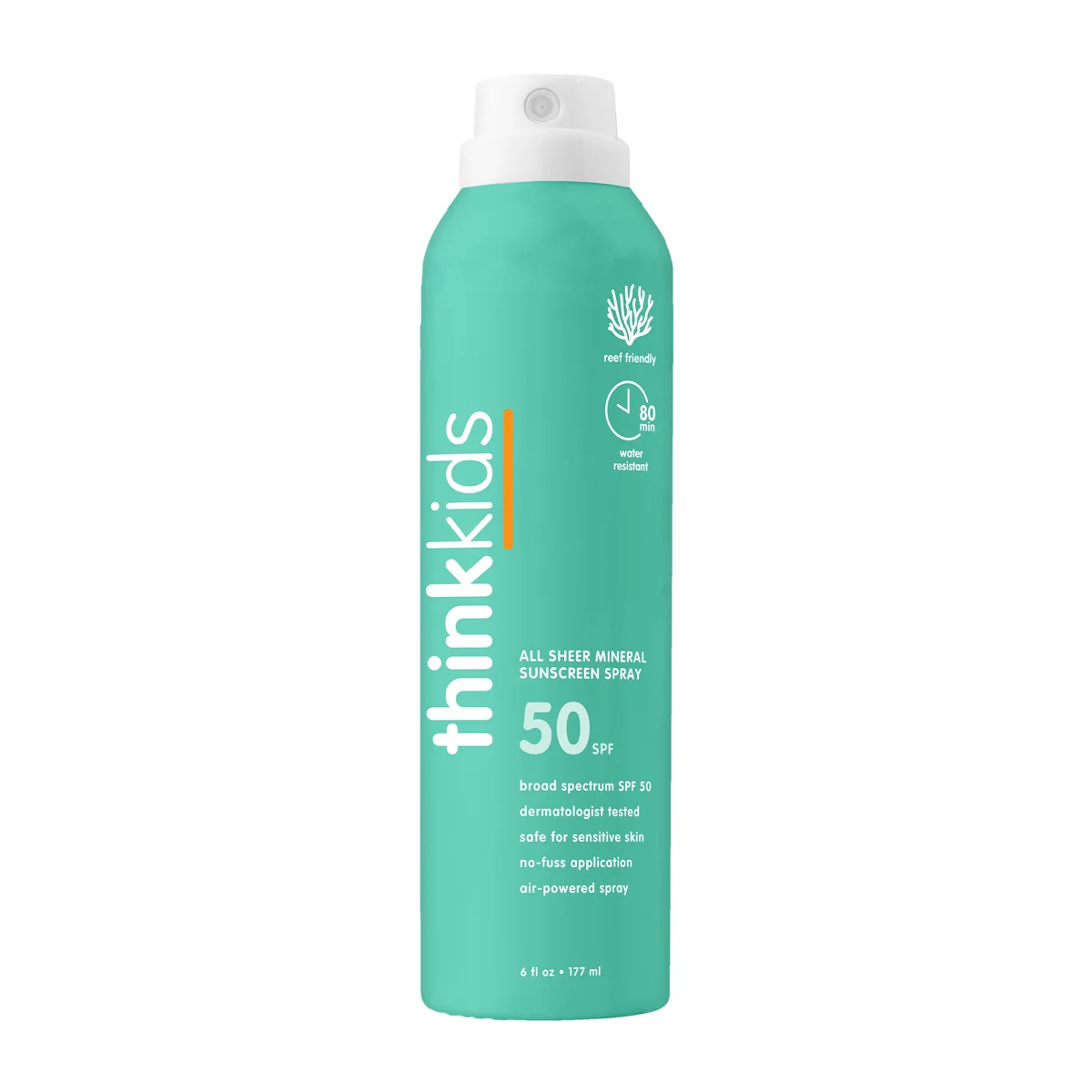 Trendy thinksun thinkkids SPF 50 All Sheer Mineral Sunscreen Spray Detailed