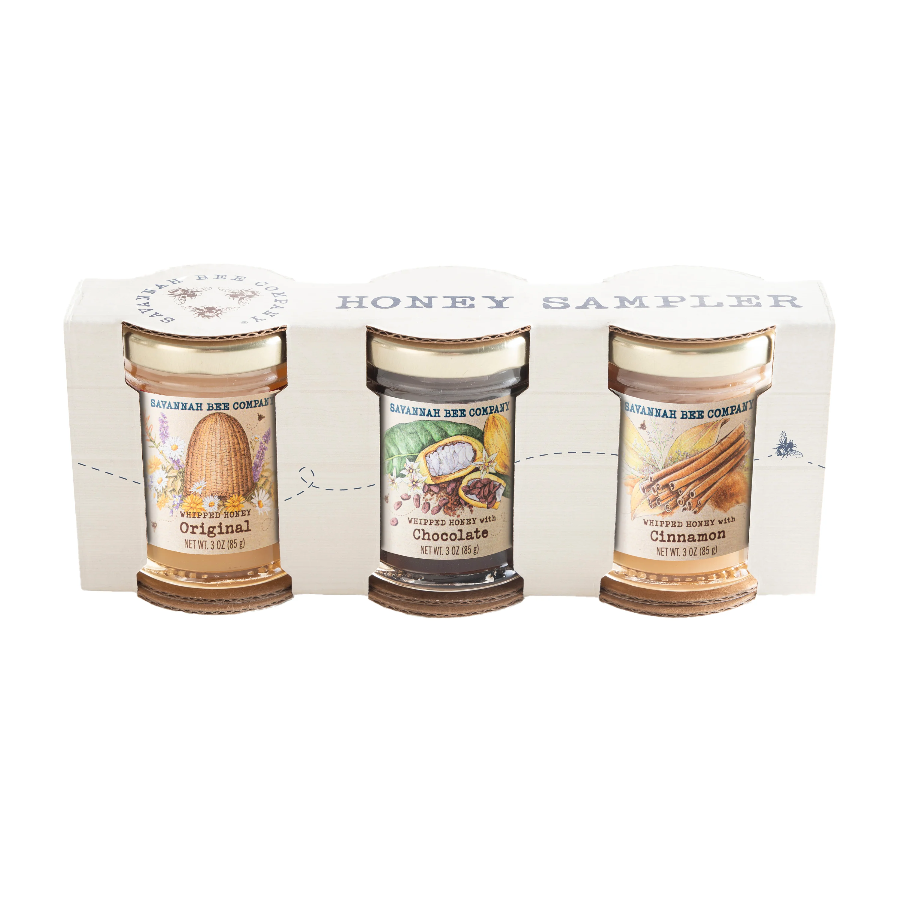 Professional Savannah Bee Company Whipped Honey Sampler High-Performance
