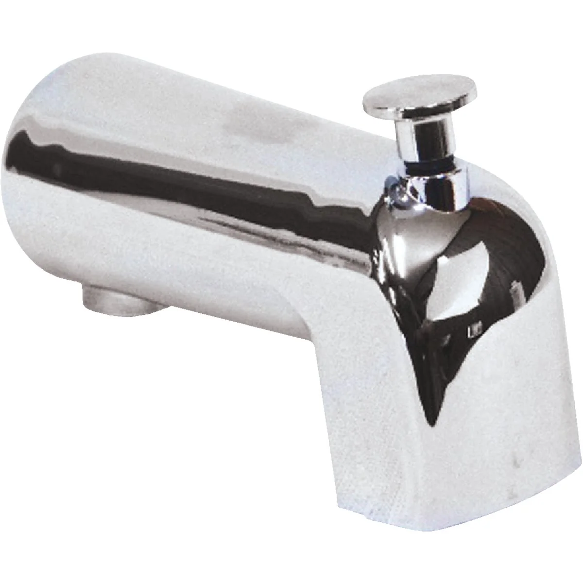 Dependable United States Hardware Mobile Home 4-3 16 In. Chrome Bathtub Spout with Diverter Solid
