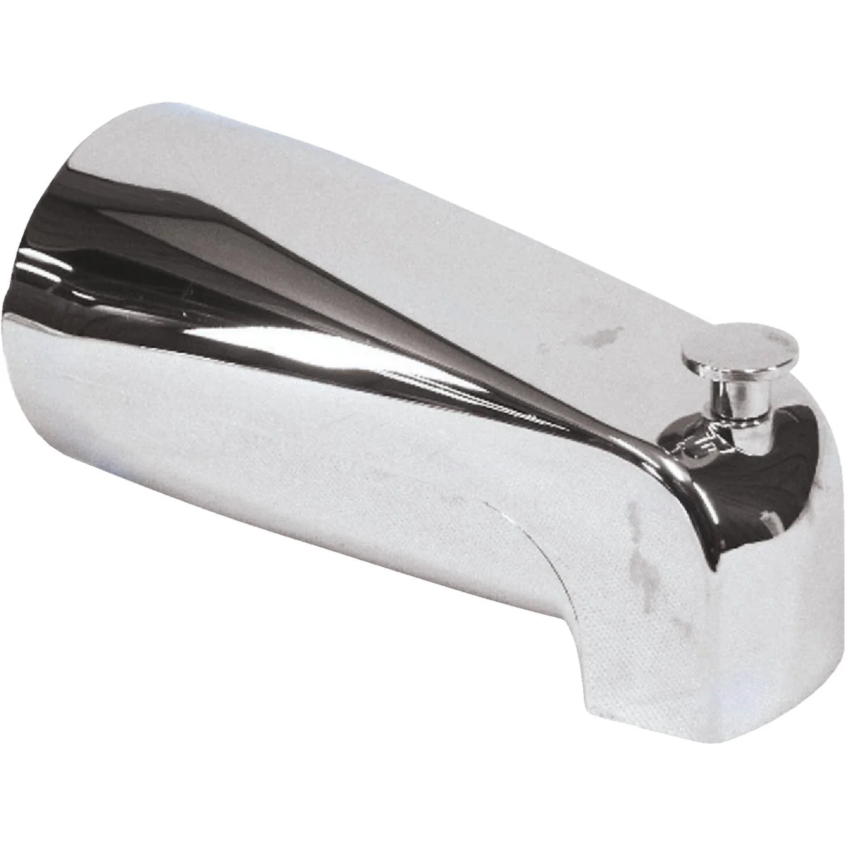 Casual United States Hardware 5-1 2 In. Chrome Bathtub Spout with Diverter Fashionable