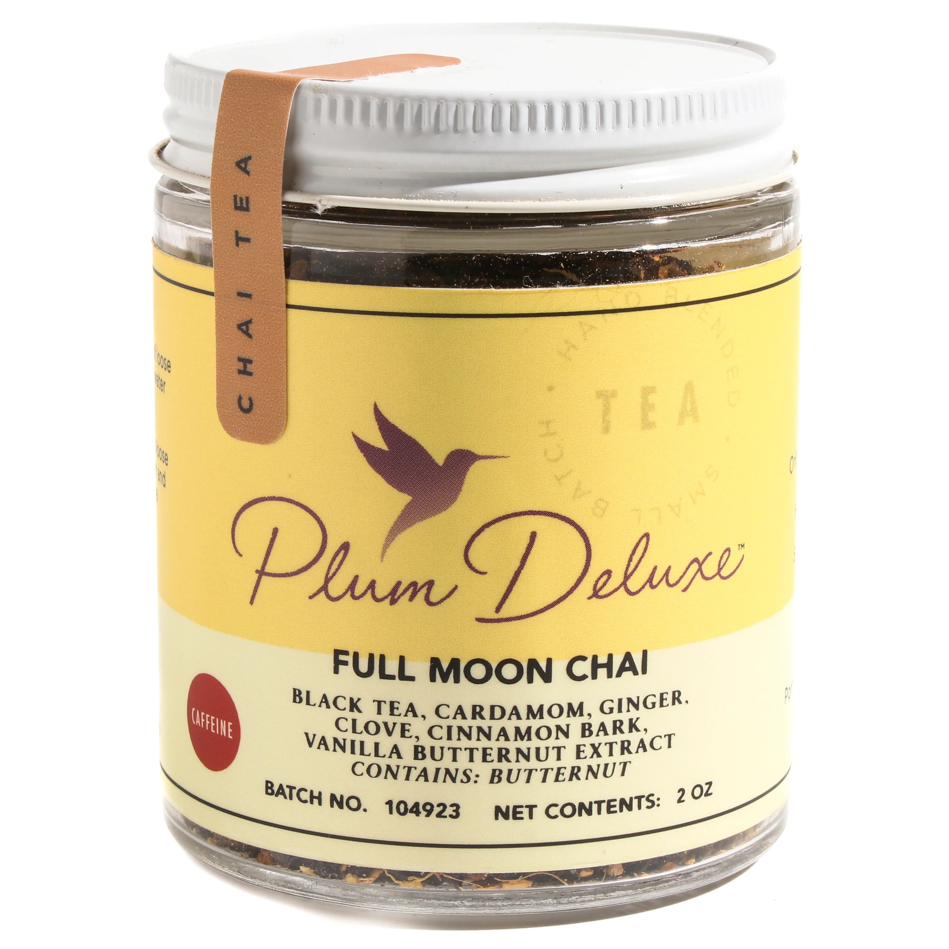 Trendy Plum Deluxe Full Moon Chai Vanilla Butternut Masala Tea Exceptional