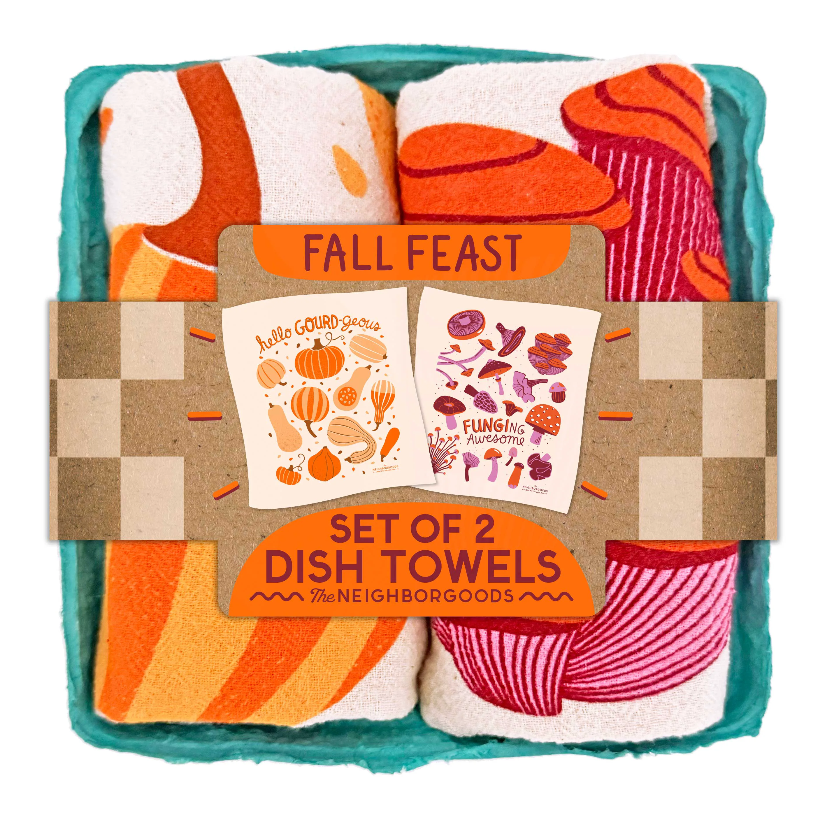 Elite The Neighborgoods Dish Towel Set Long-Lasting