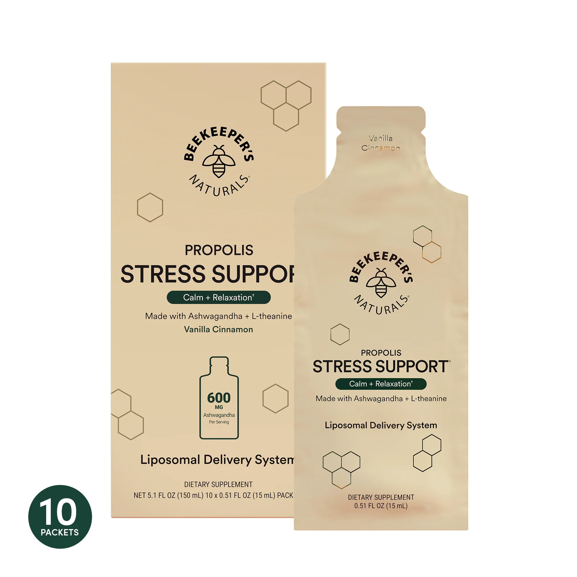 Secure Beekeeper’s Naturals Stress Support Liposomal