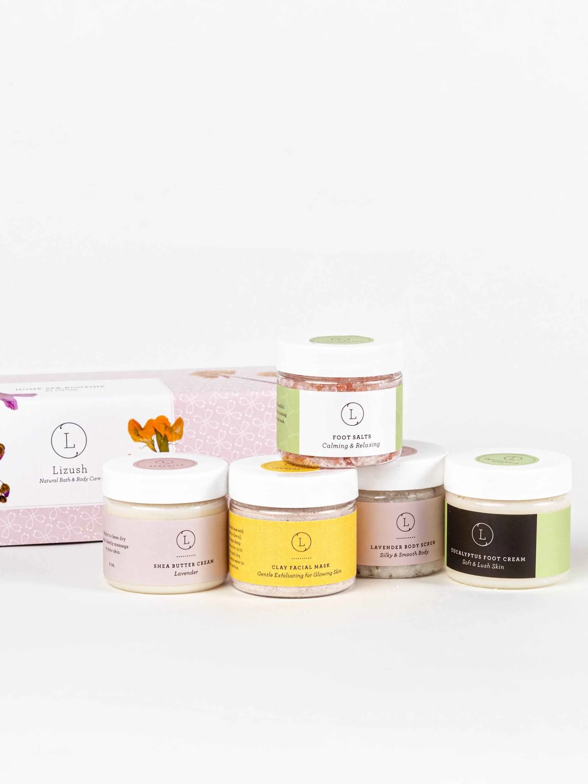 Lightweight Luxury Home Spa Routine Gift Set – Natural Self-Care Box Elite